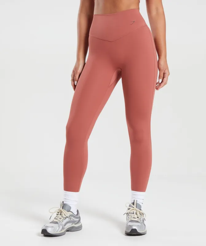 Gymshark Elevate Leggings - Rose Brown sold by Gymshark