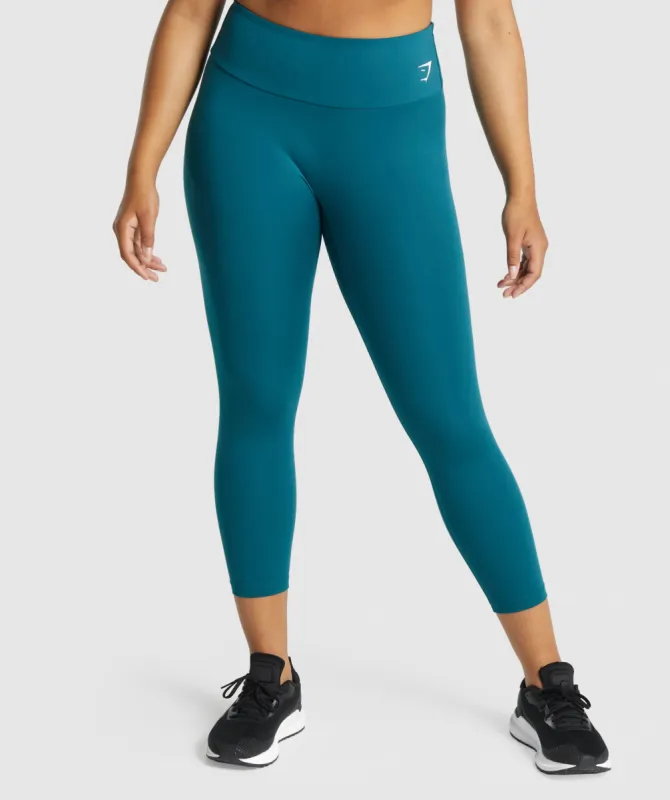Gymshark Training 7/8 Leggings - Teal sold by Gymshark
