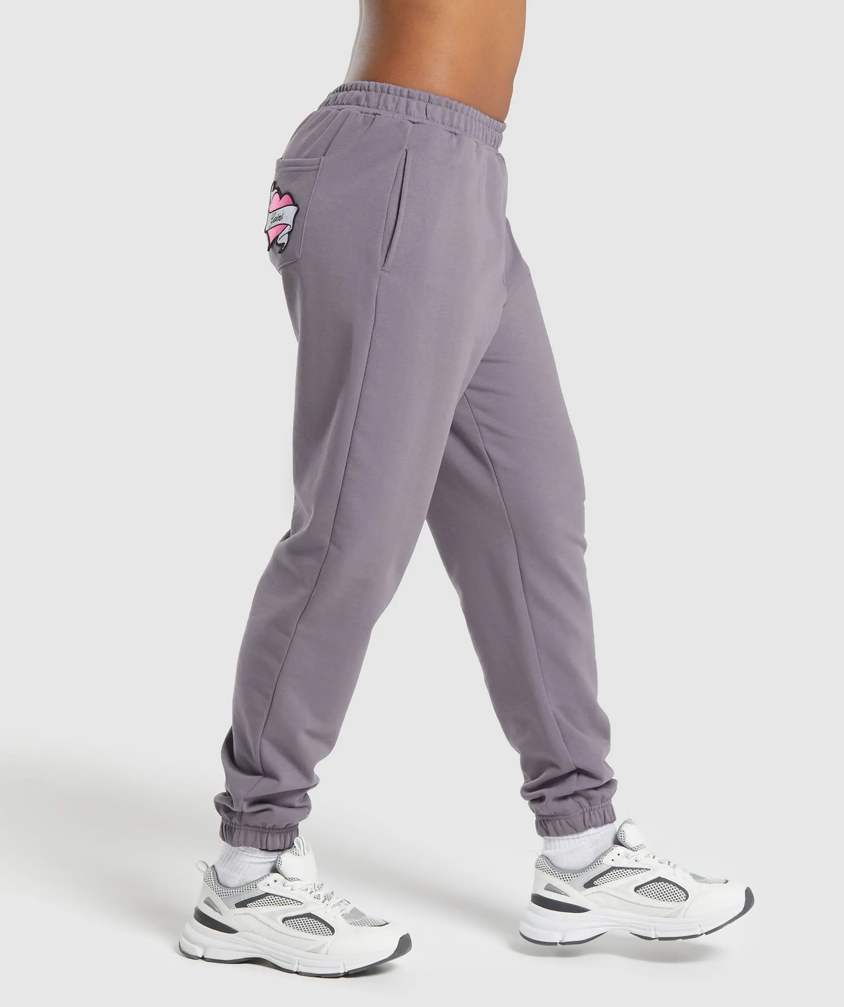 Gymshark Tattoo Joggers - Fog Purple sold by Gymshark product image thumbnail 3