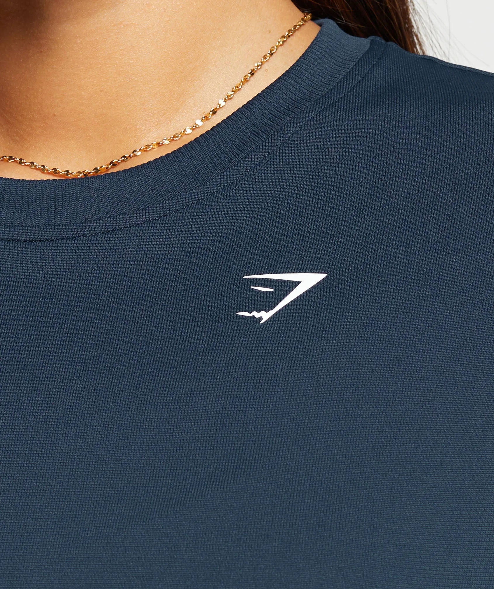 Gymshark Everyday Seamless T-Shirt - Navy sold by Gymshark product image thumbnail 5