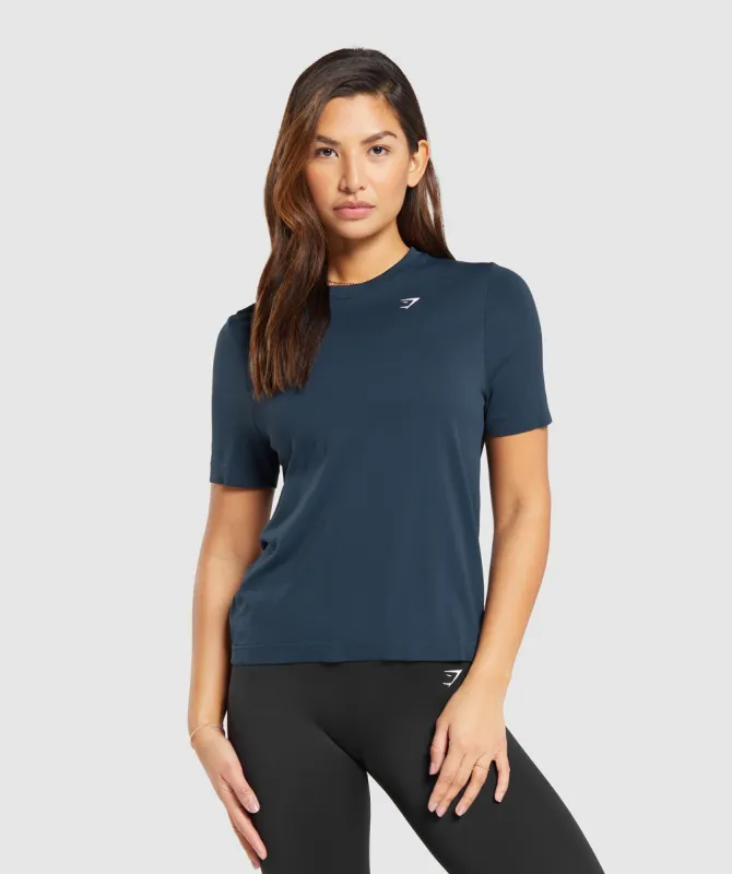 Gymshark Everyday Seamless T-Shirt - Navy sold by Gymshark