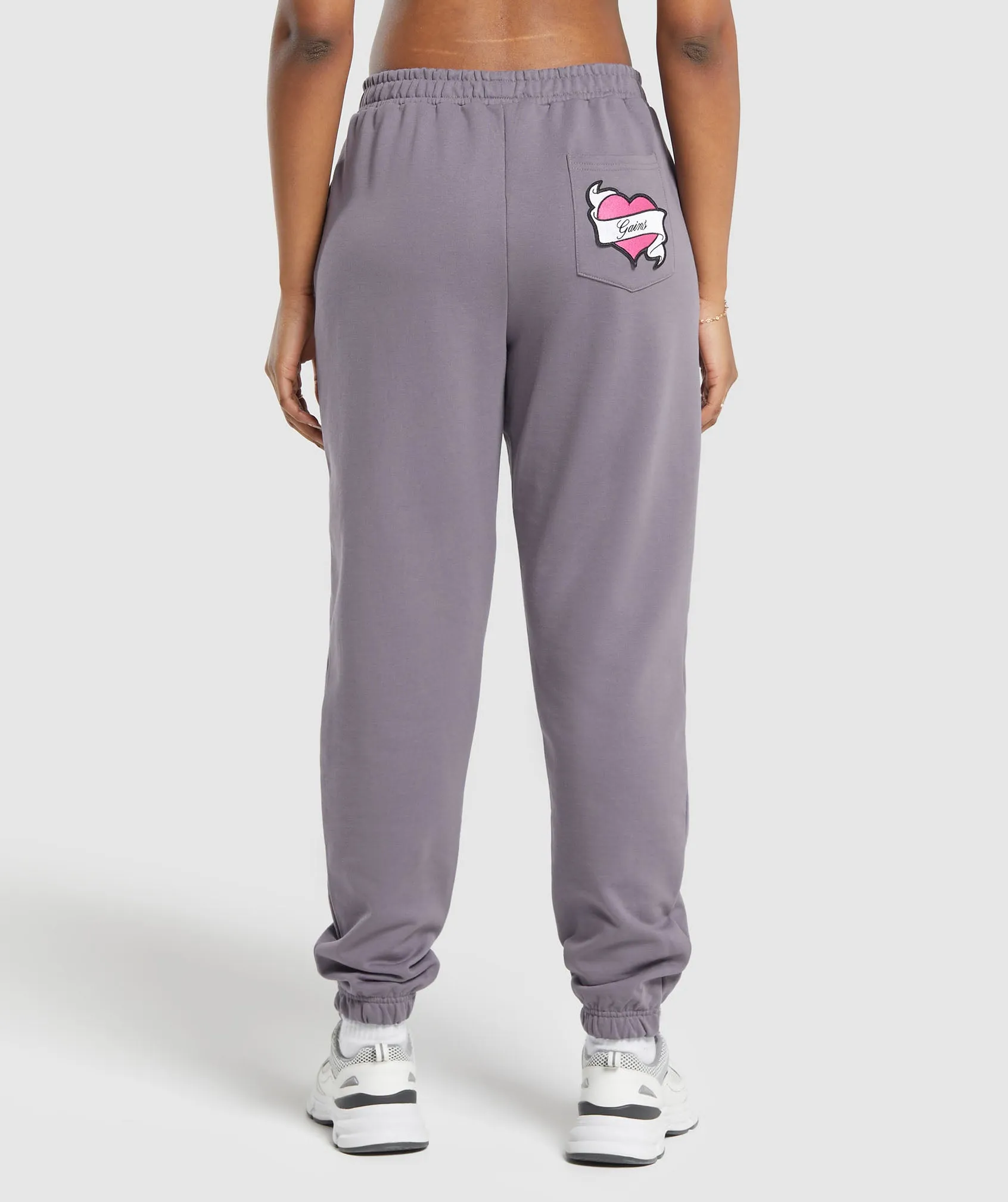 Gymshark Tattoo Joggers - Fog Purple sold by Gymshark
