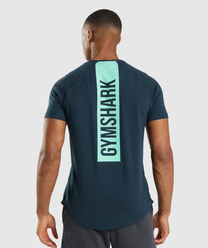Gymshark Bold T-Shirt - Navy sold by Gymshark