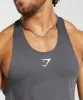 Gymshark React Stringer - Dark Grey sold by Gymshark