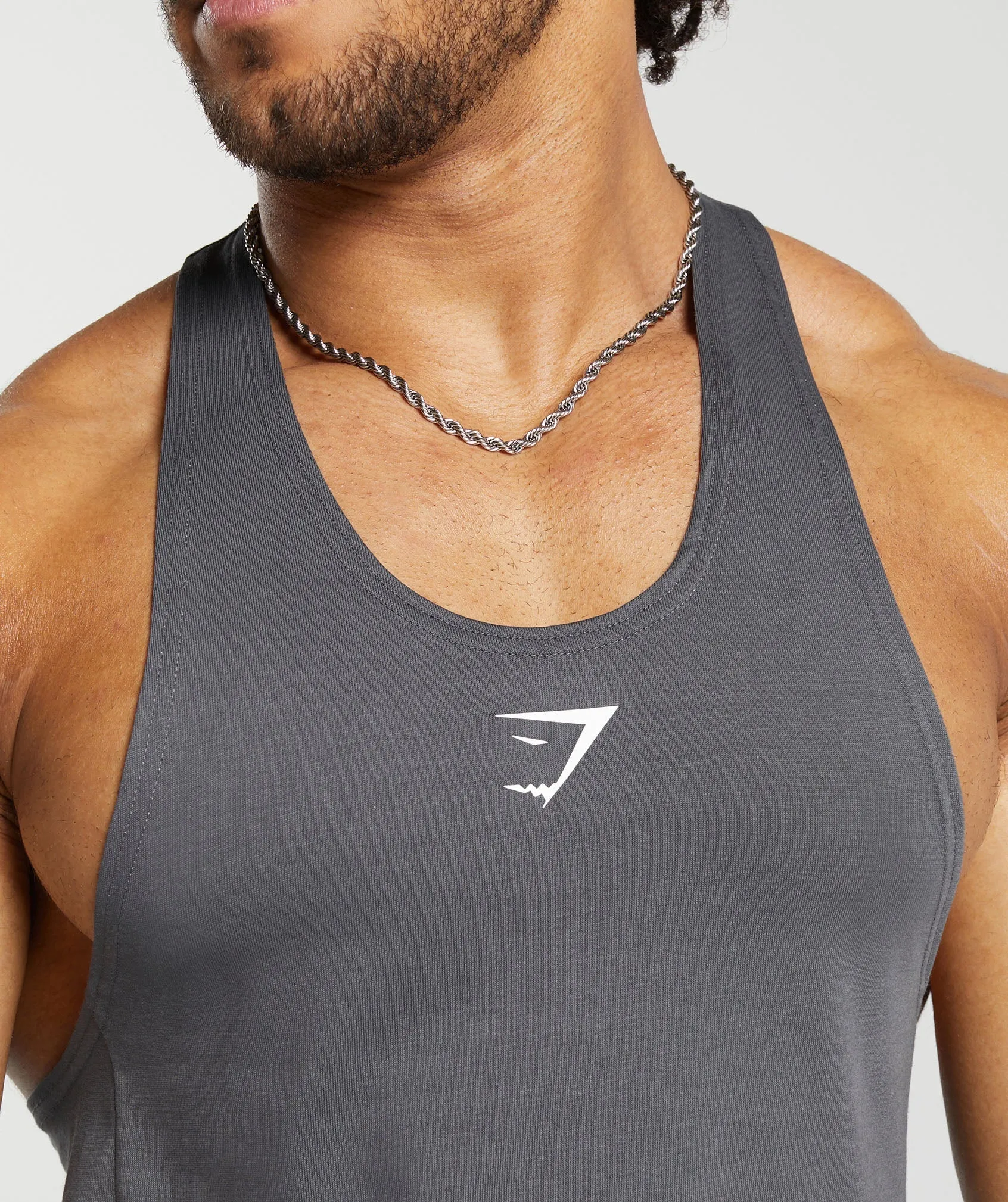 Gymshark React Stringer - Dark Grey sold by Gymshark product image thumbnail 5