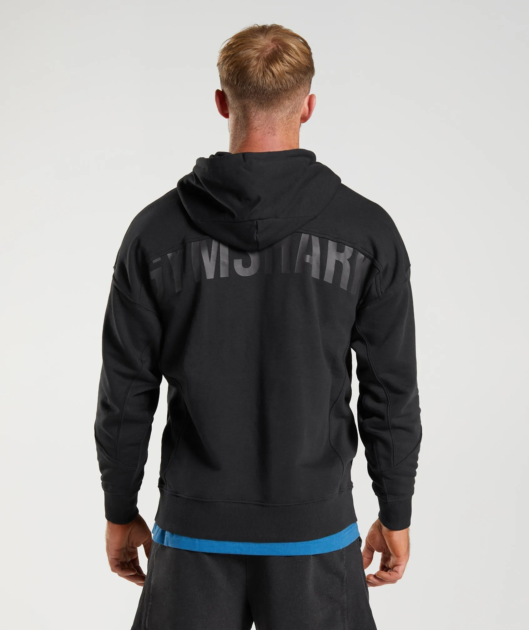 Gymshark Power Zip Hoodie - Black sold by Gymshark product image thumbnail 3