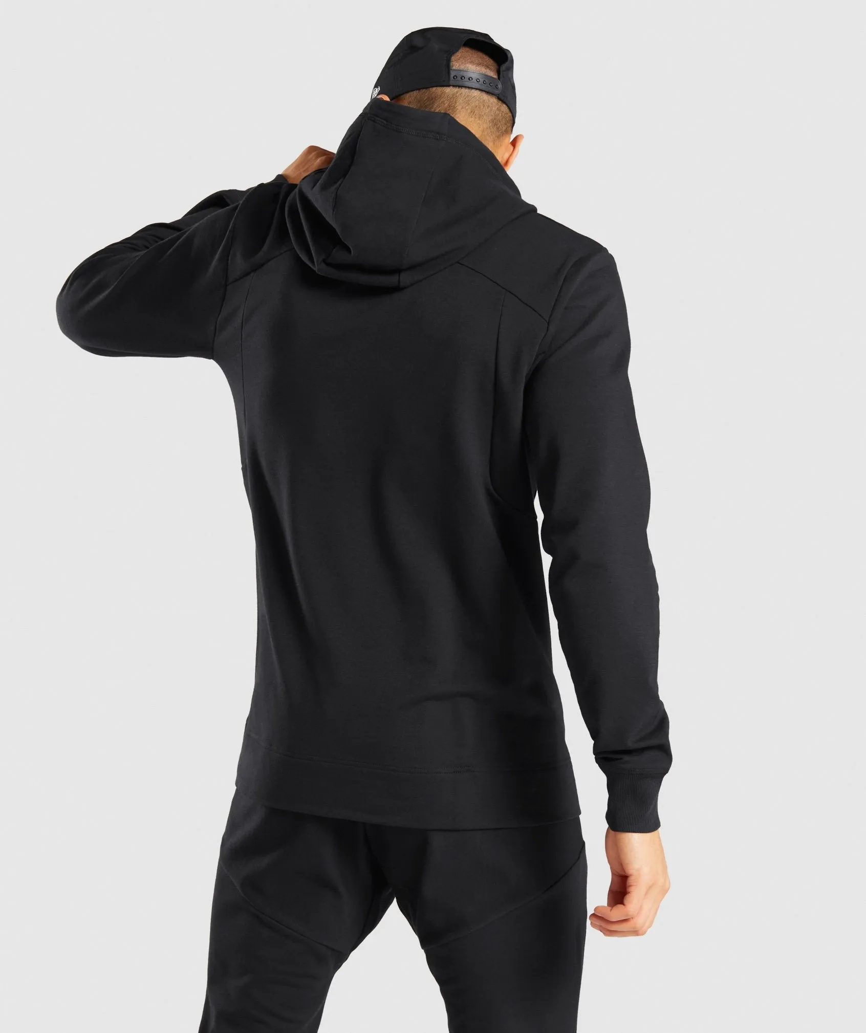 Gymshark Chalk Hoodie - Black sold by Gymshark product image thumbnail 2
