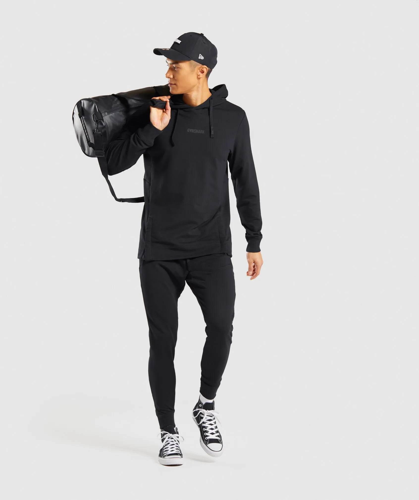 Gymshark Chalk Hoodie - Black sold by Gymshark product image thumbnail 3