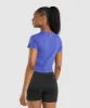 Gymshark Block Crop Top - Force Blue sold by Gymshark