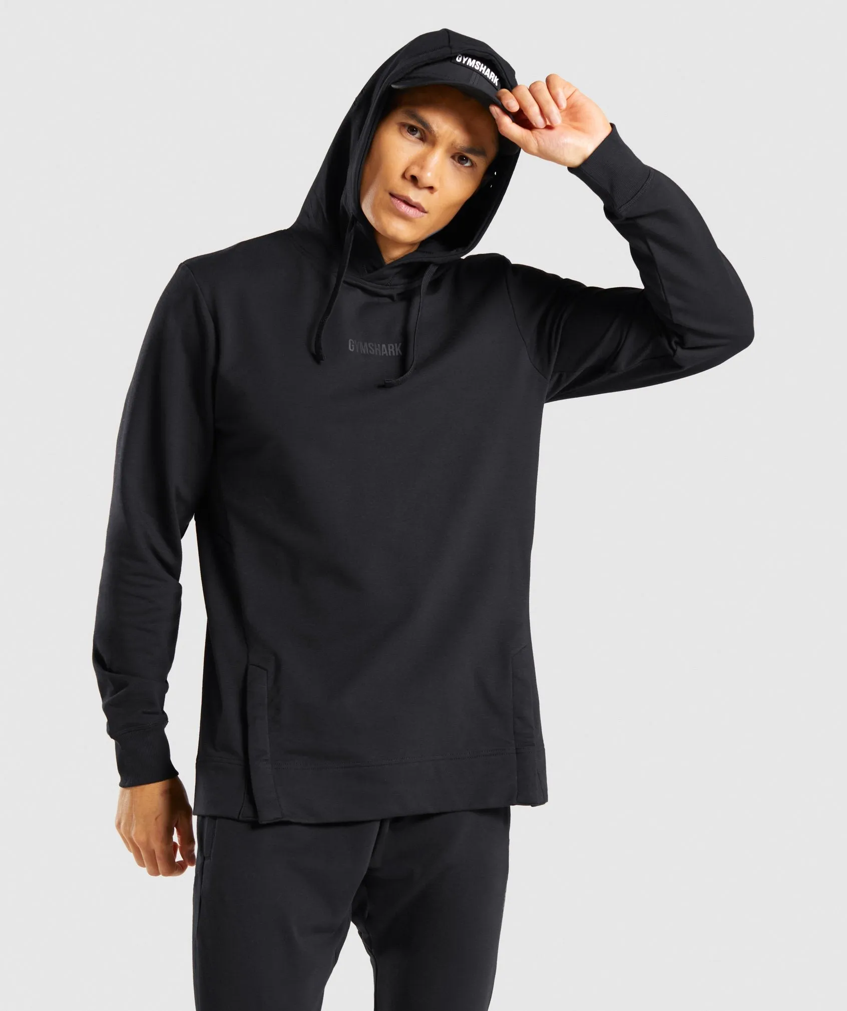 Gymshark Chalk Hoodie - Black sold by Gymshark