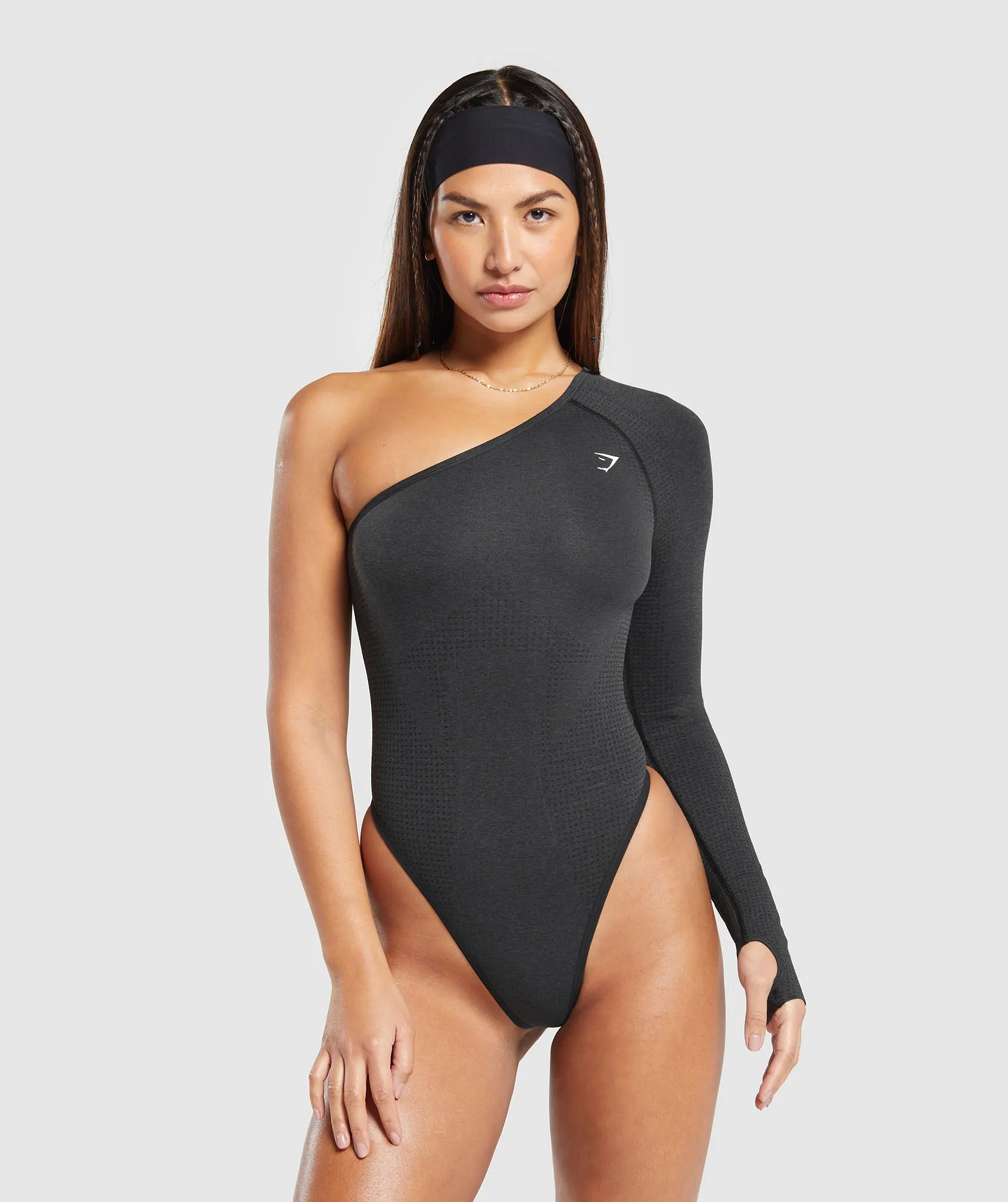 Gymshark Vital Seamless Bodysuit - Black Marl sold by Gymshark