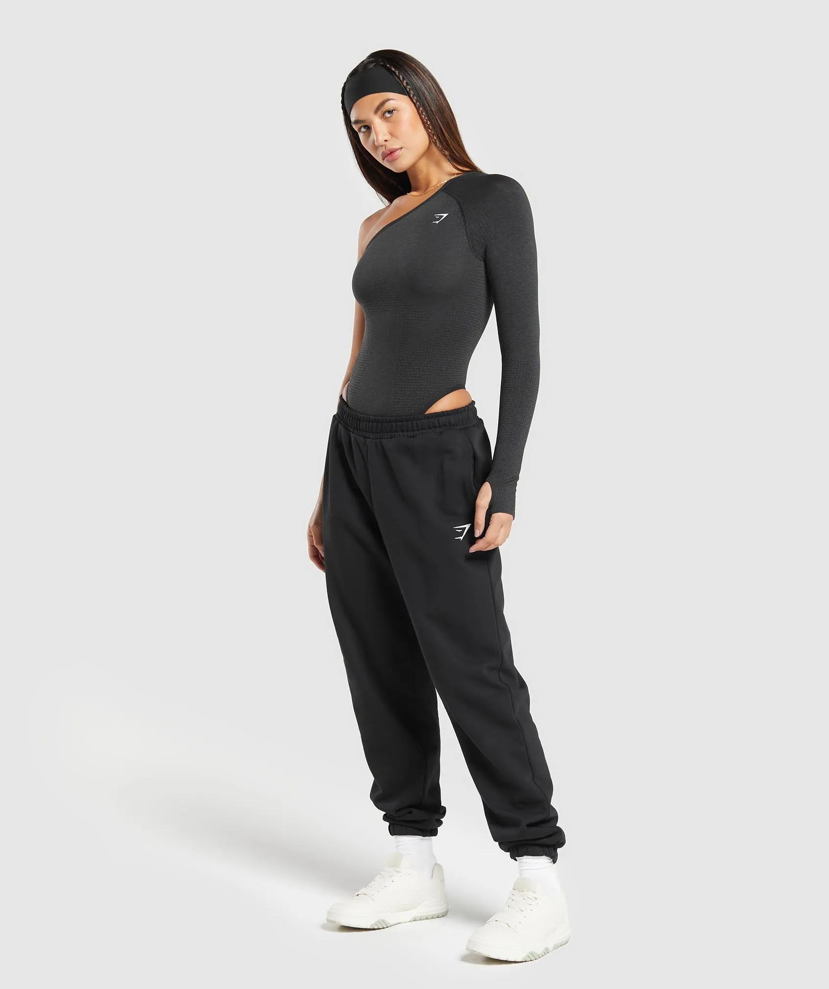 Gymshark Vital Seamless Bodysuit - Black Marl sold by Gymshark product image thumbnail 5