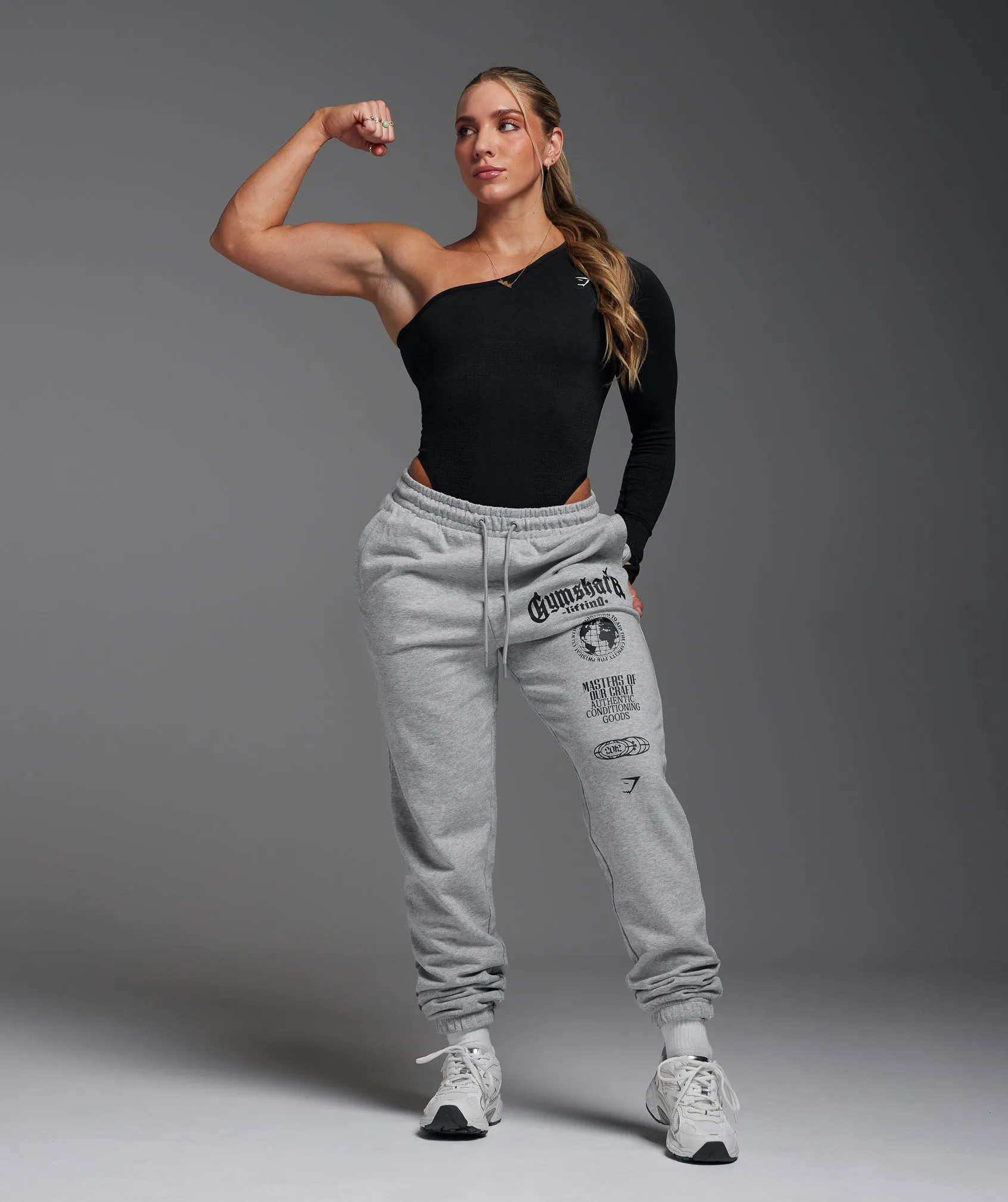 Gymshark Vital Seamless Bodysuit - Black Marl sold by Gymshark product image thumbnail 2