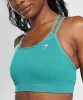 Gymshark Adapt Fleck Seamless Sports Bra - Jewel Green sold by Gymshark