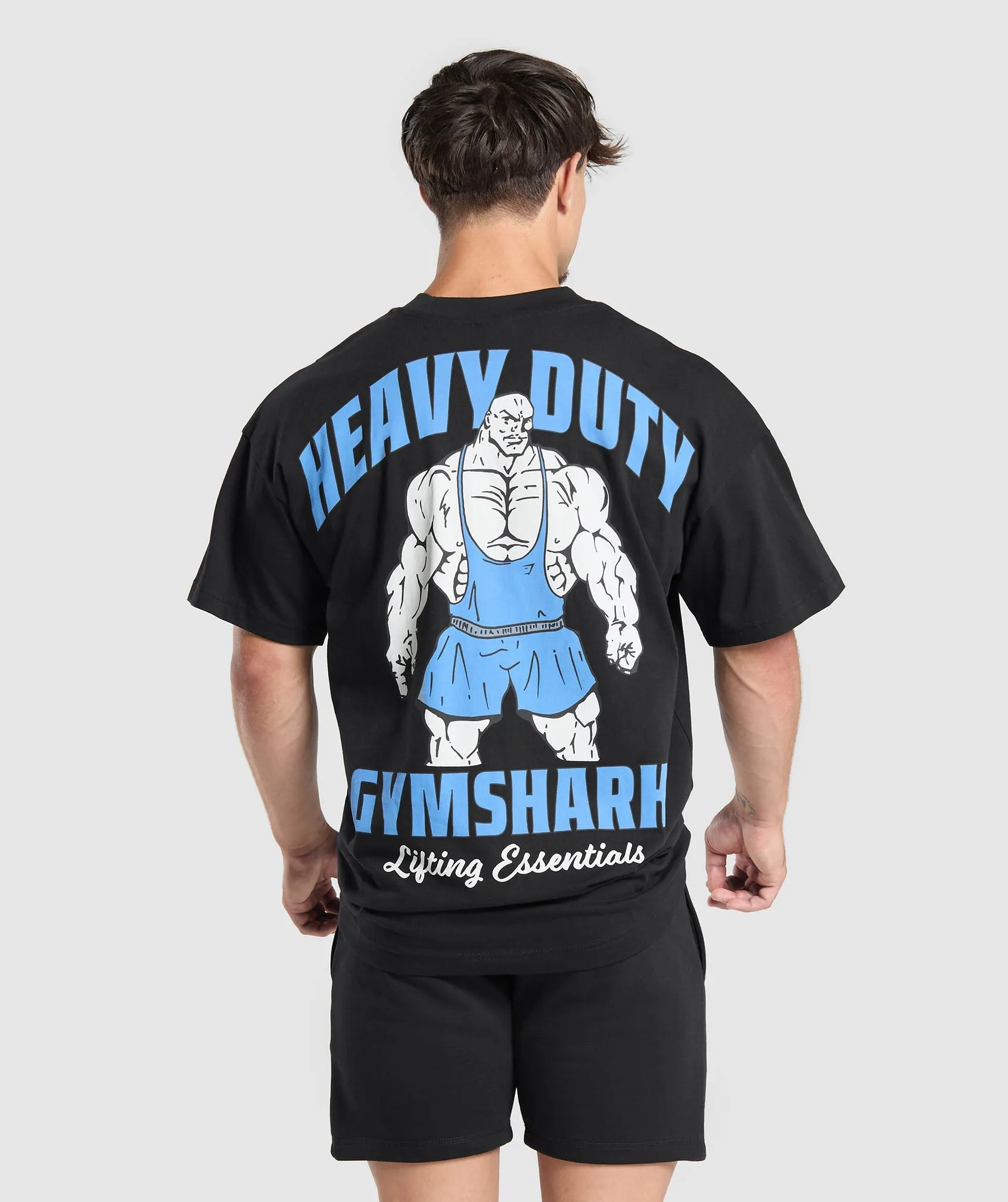 Gymshark Heavy Duty Lifter T-Shirt - Black sold by Gymshark product image thumbnail 3