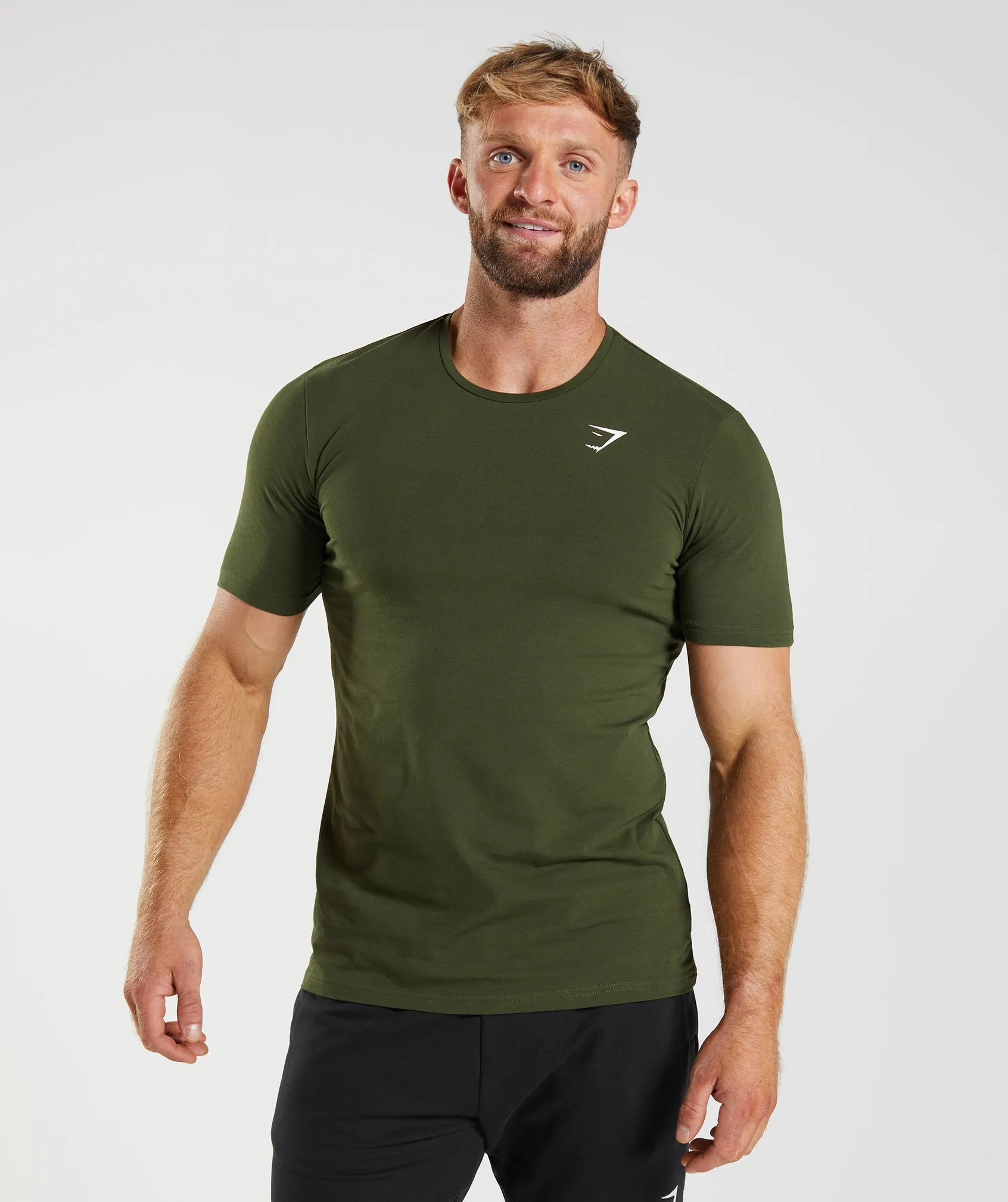 Gymshark Essential T-Shirt - Moss Olive sold by Gymshark