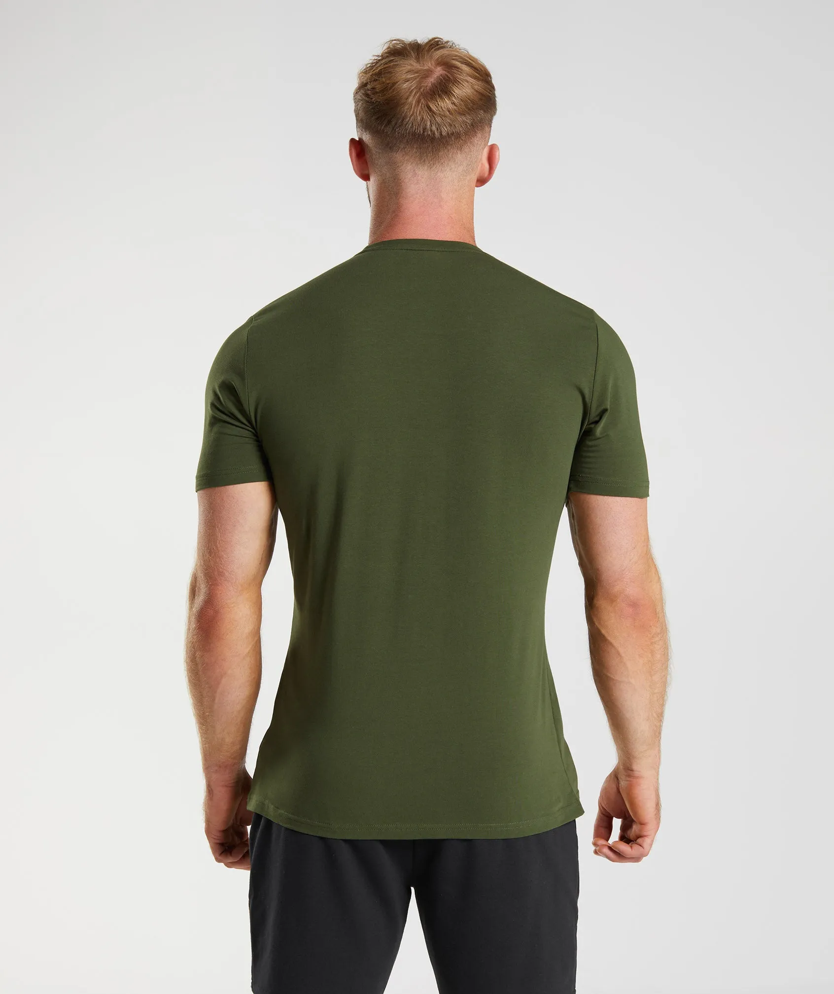 Gymshark Essential T-Shirt - Moss Olive sold by Gymshark product image thumbnail 2