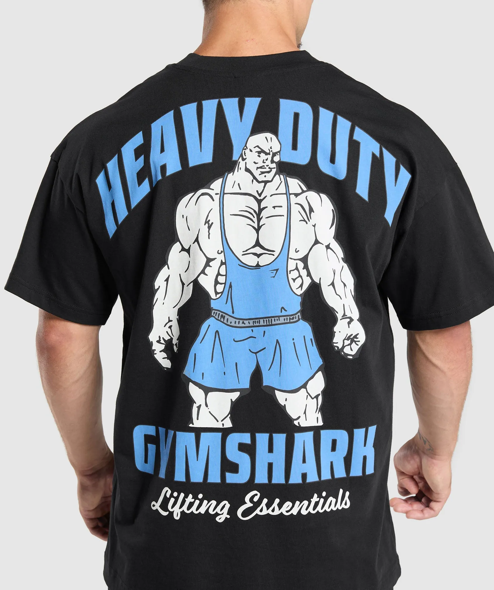 Gymshark Heavy Duty Lifter T-Shirt - Black sold by Gymshark