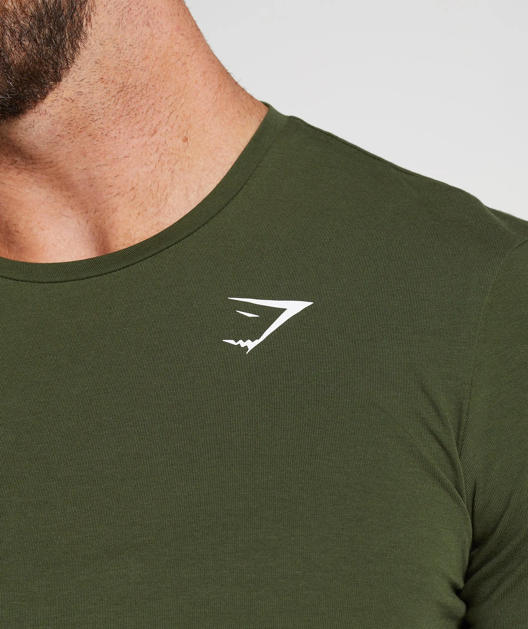 Gymshark Essential T-Shirt - Moss Olive sold by Gymshark product image thumbnail 3
