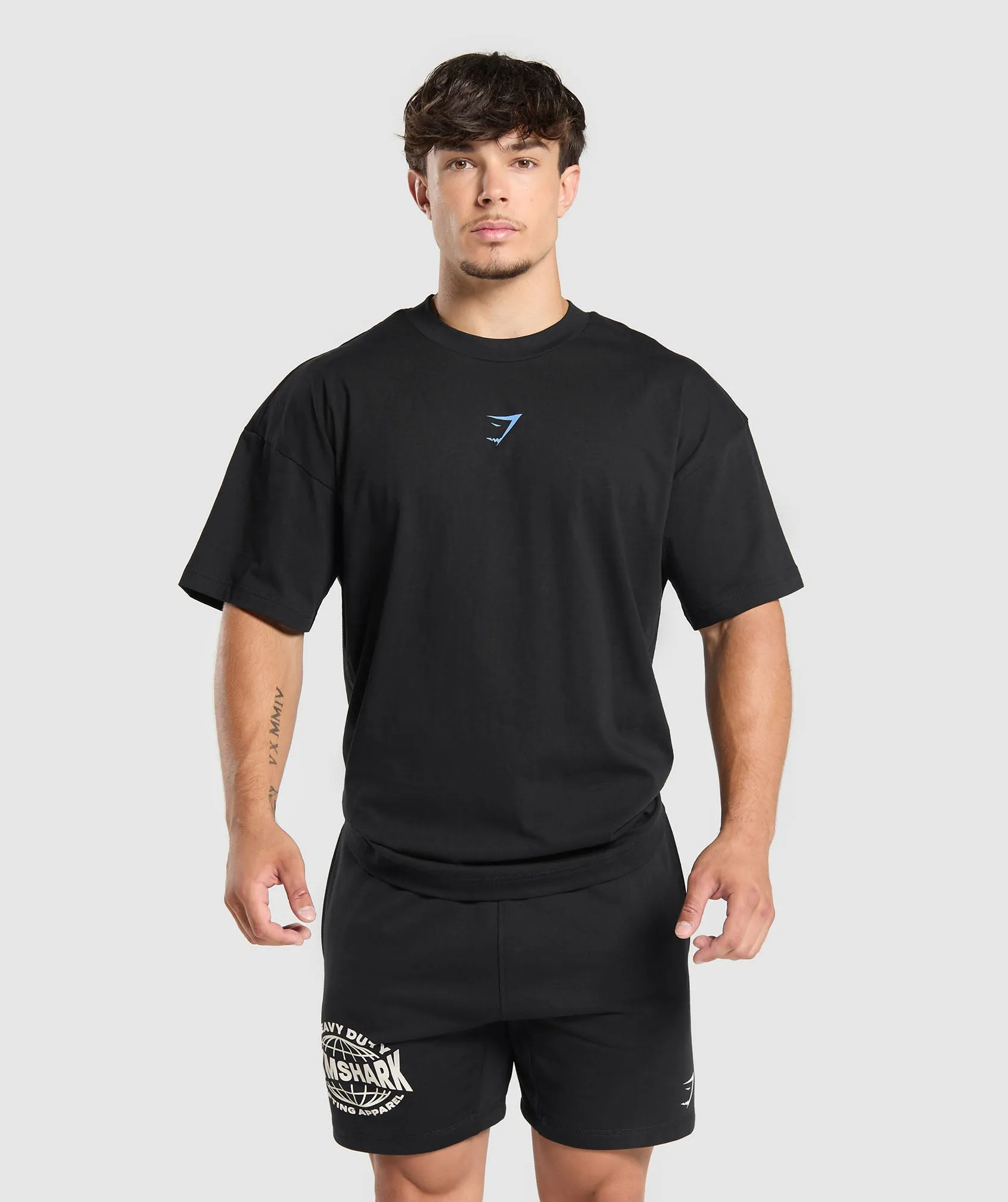 Gymshark Heavy Duty Lifter T-Shirt - Black sold by Gymshark product image thumbnail 2