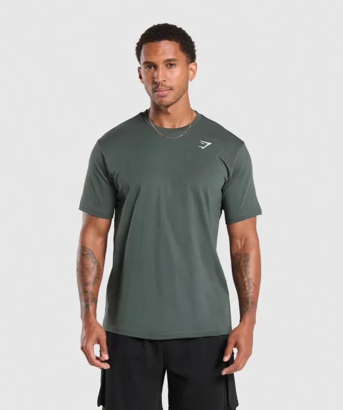 Gymshark Crest T-Shirt - Slate Teal sold by Gymshark