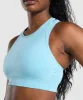 Gymshark Apex Seamless Sports Bra - Light Blue sold by Gymshark
