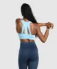 Gymshark Apex Seamless Sports Bra - Light Blue sold by Gymshark