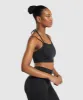 Gymshark Halterneck Crop Cami Tank - Black sold by Gymshark