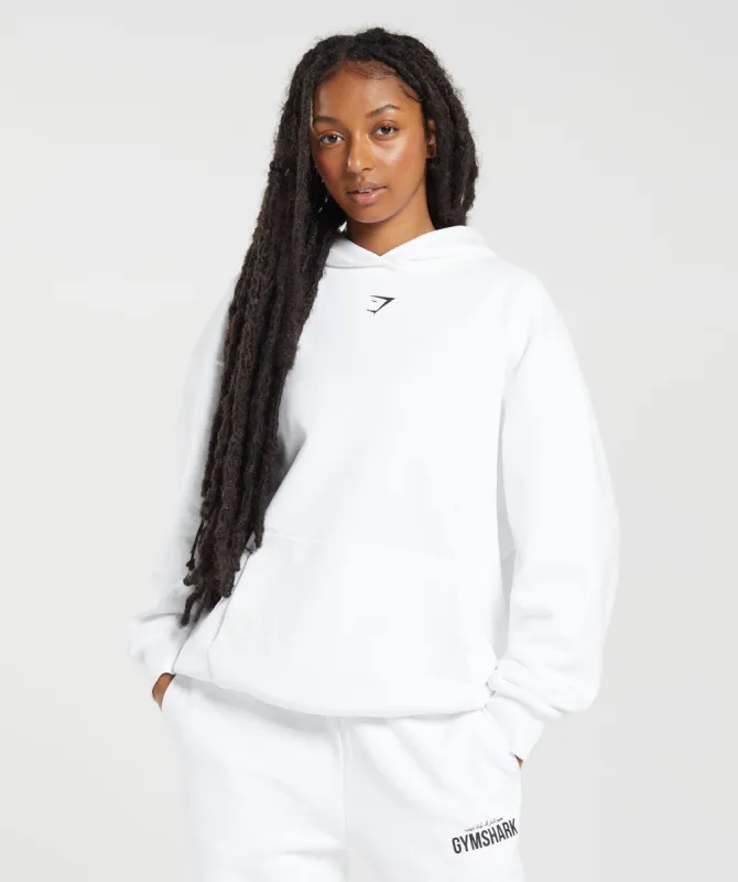 Gymshark Leana Deeb Oversized Hoodie - White made by Gymshark