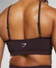 Gymshark Adapt Fleck Seamless Halterneck Bralette - Plum Brown/Dewberry Purple sold by Gymshark
