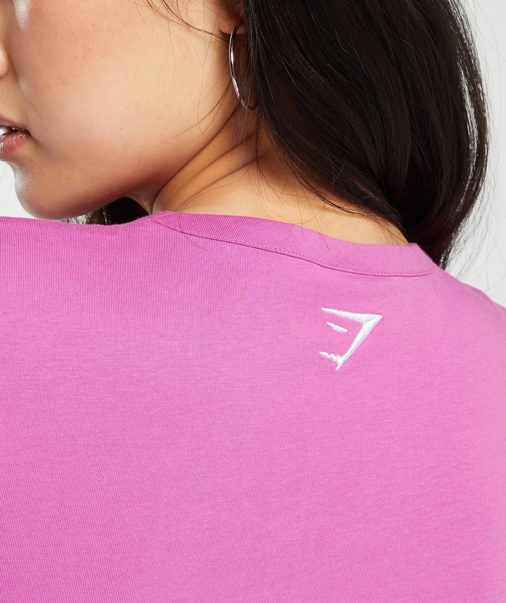 Gymshark Block Crop Top - Shelly Pink sold by Gymshark product image thumbnail 5