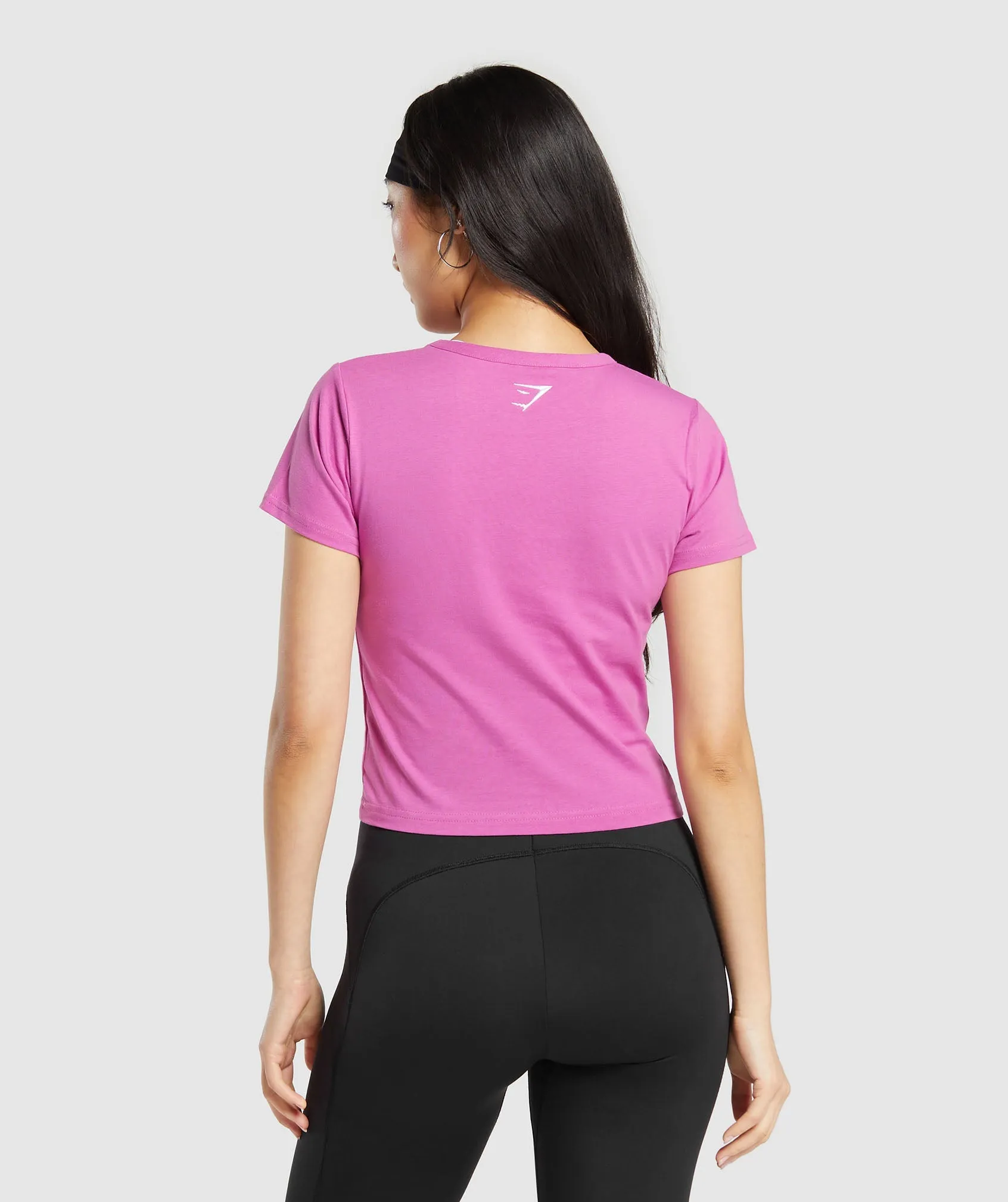 Gymshark Block Crop Top - Shelly Pink sold by Gymshark product image thumbnail 2