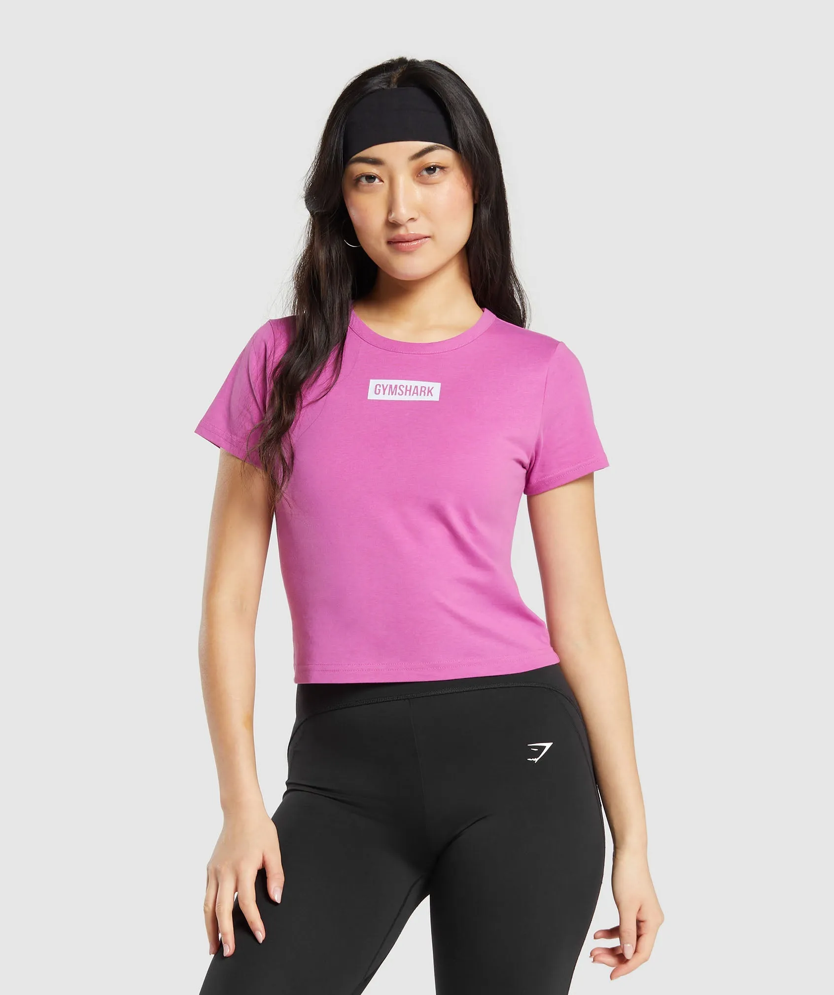 Gymshark Block Crop Top - Shelly Pink sold by Gymshark