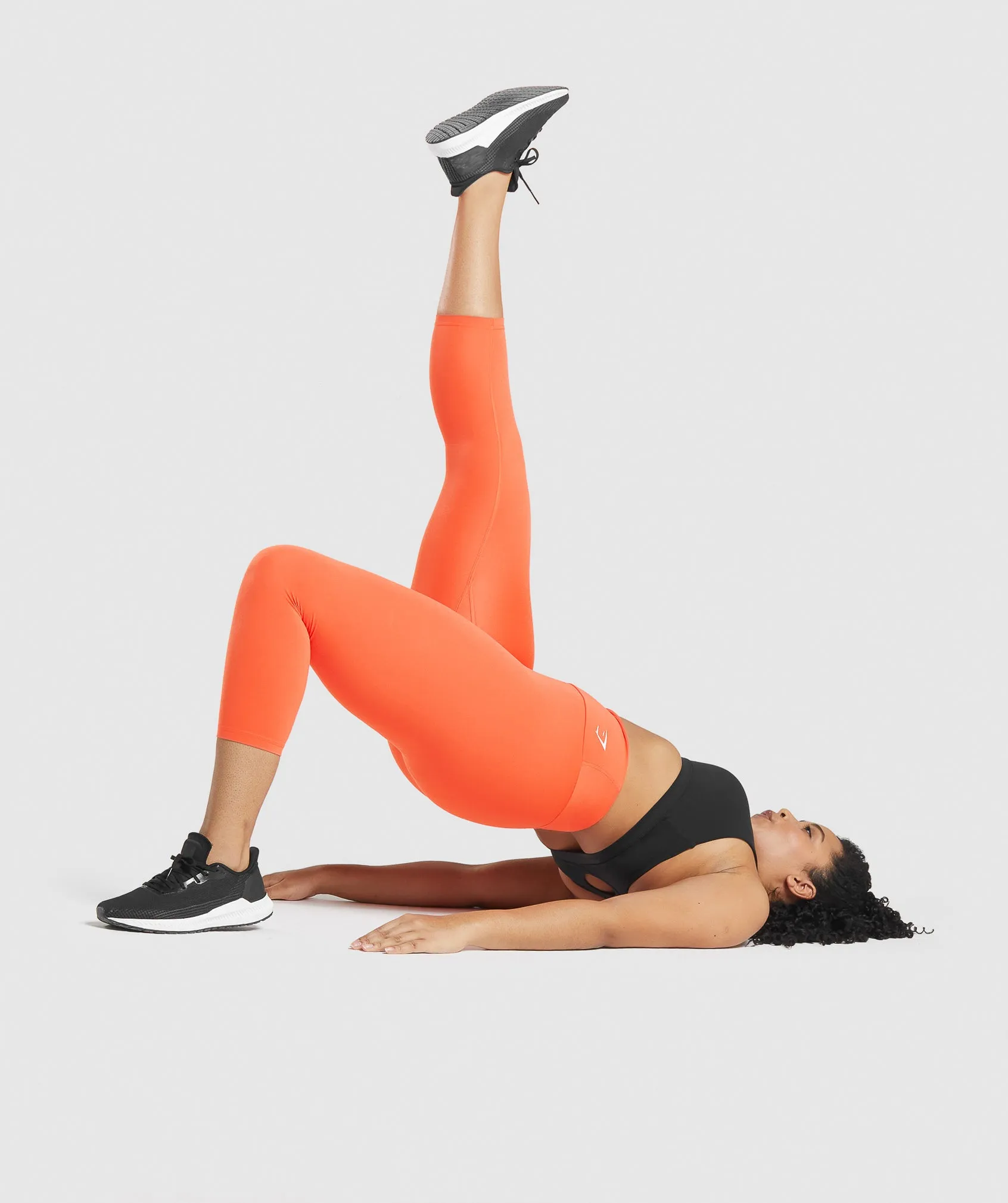 Gymshark Training 7/8 Leggings - Orange sold by Gymshark product image thumbnail 5