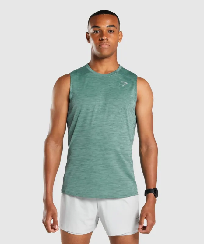 Gymshark Speed Tank - Dark Green sold by Gymshark