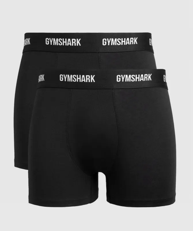 Gymshark Boxers 2pk - Black sold by Gymshark