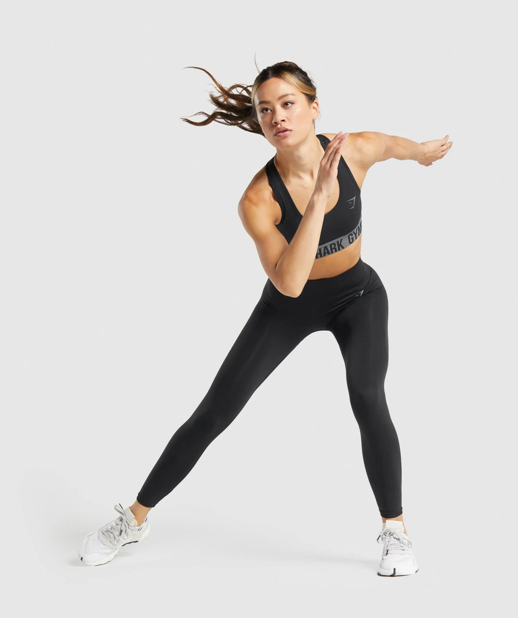 Gymshark Fit Seamless Sports Bra - Black sold by Gymshark product image thumbnail 4