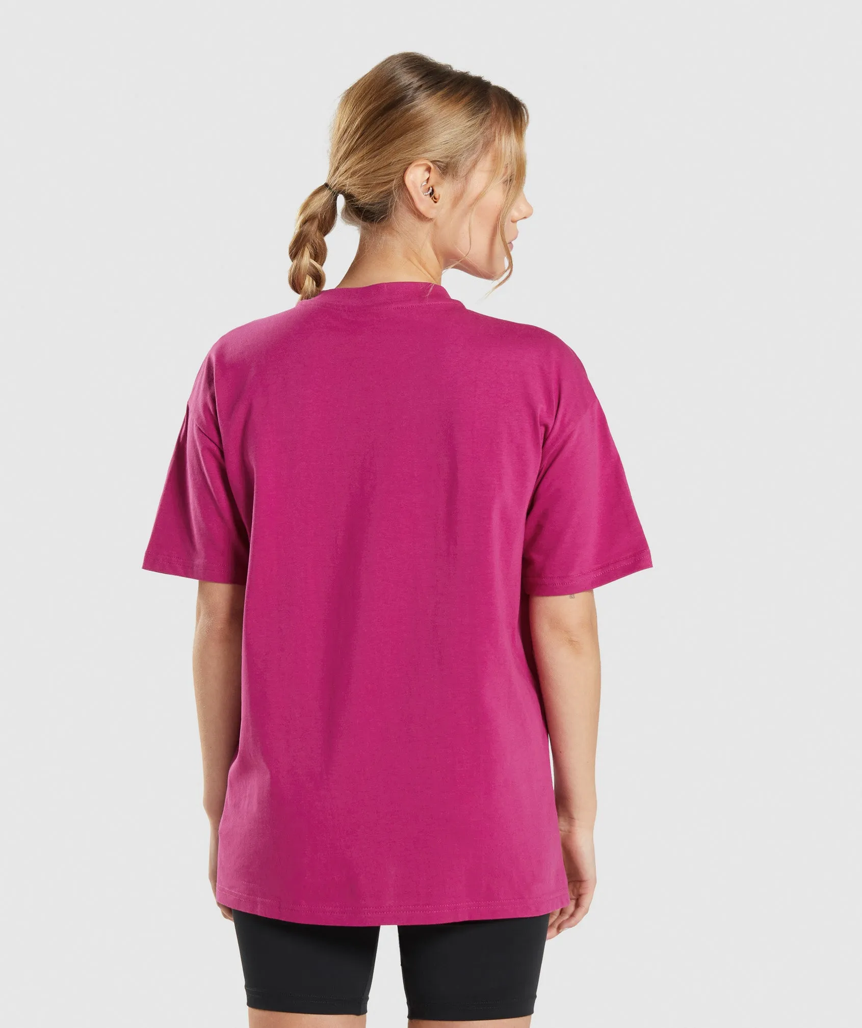 Gymshark Training Oversized T-Shirt - Dragon Pink sold by Gymshark product image thumbnail 2