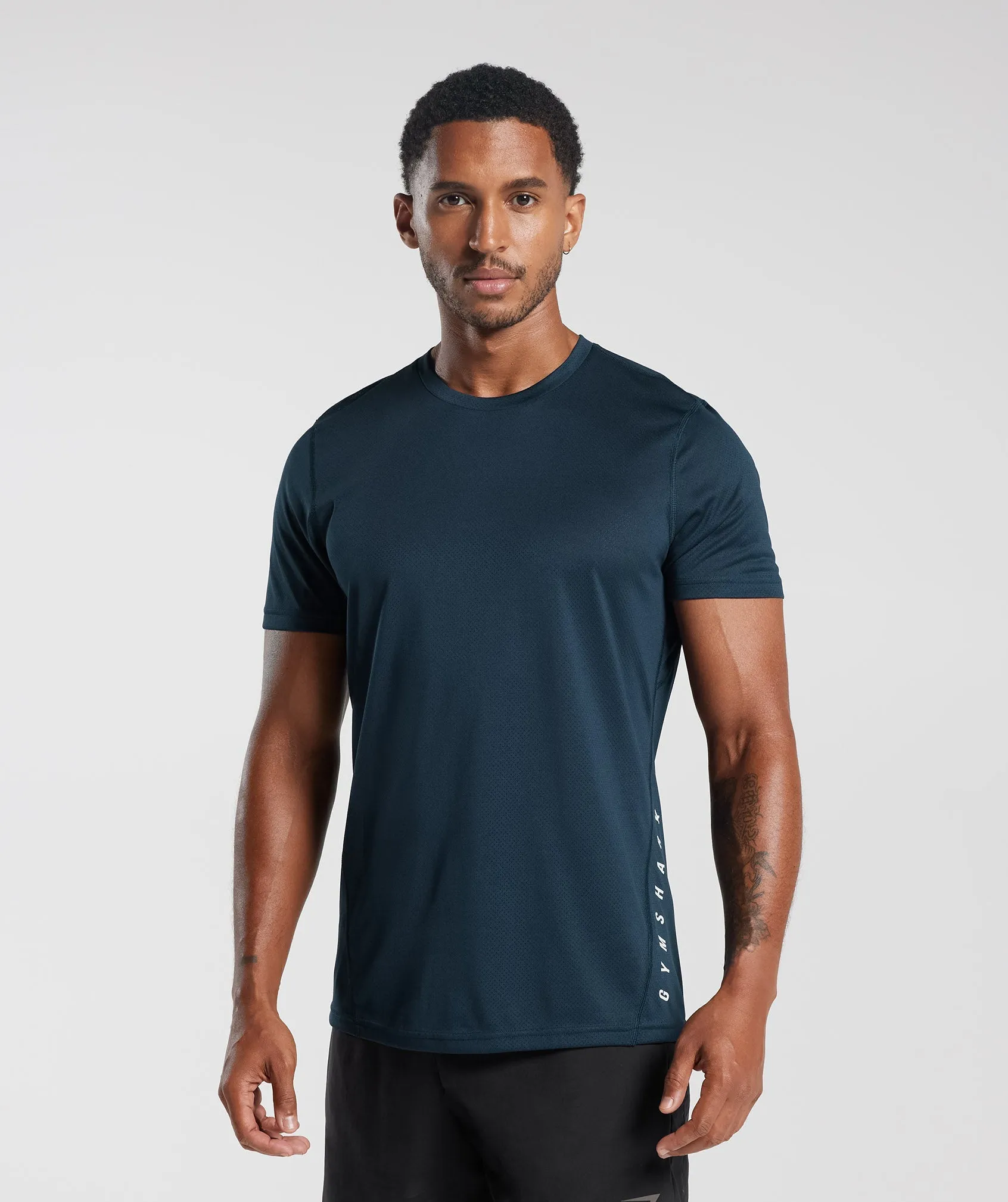 Gymshark Sport T-Shirt - Navy/Black Marl sold by Gymshark
