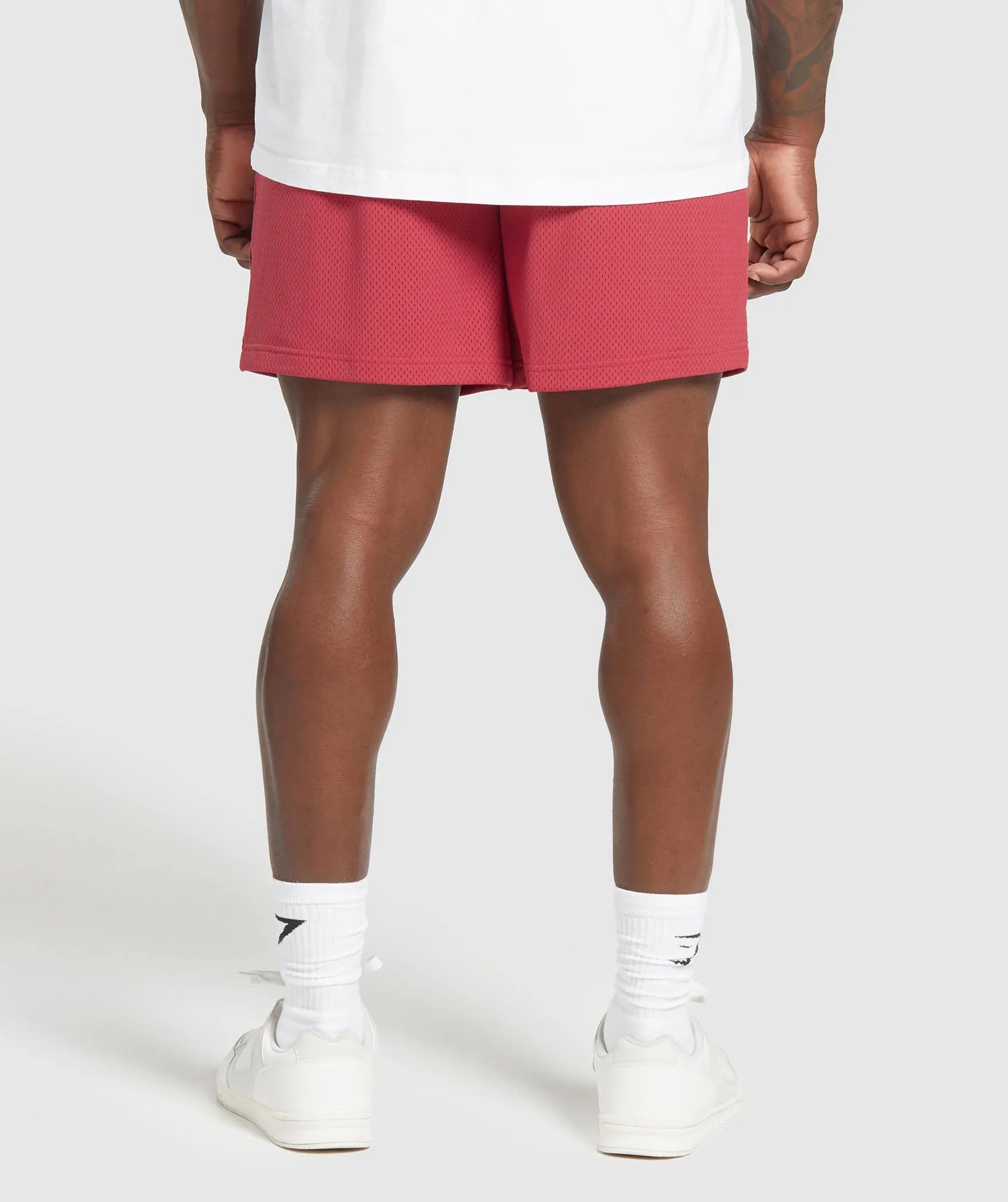Gymshark Lifting Mesh 7" Shorts - Vintage Pink sold by Gymshark product image thumbnail 2