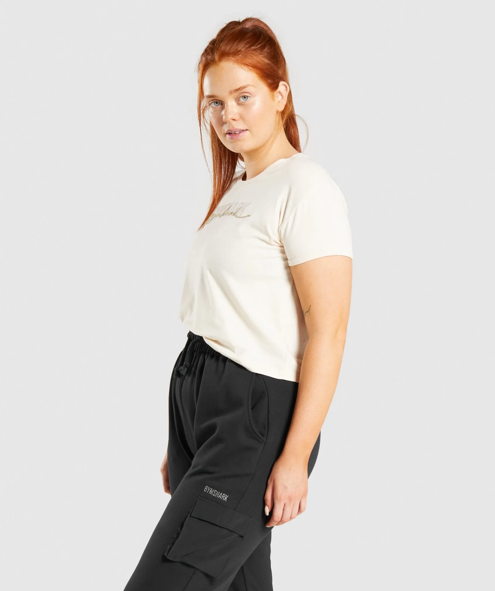 Gymshark Release T-Shirt - Clay Grey sold by Gymshark product image thumbnail 3