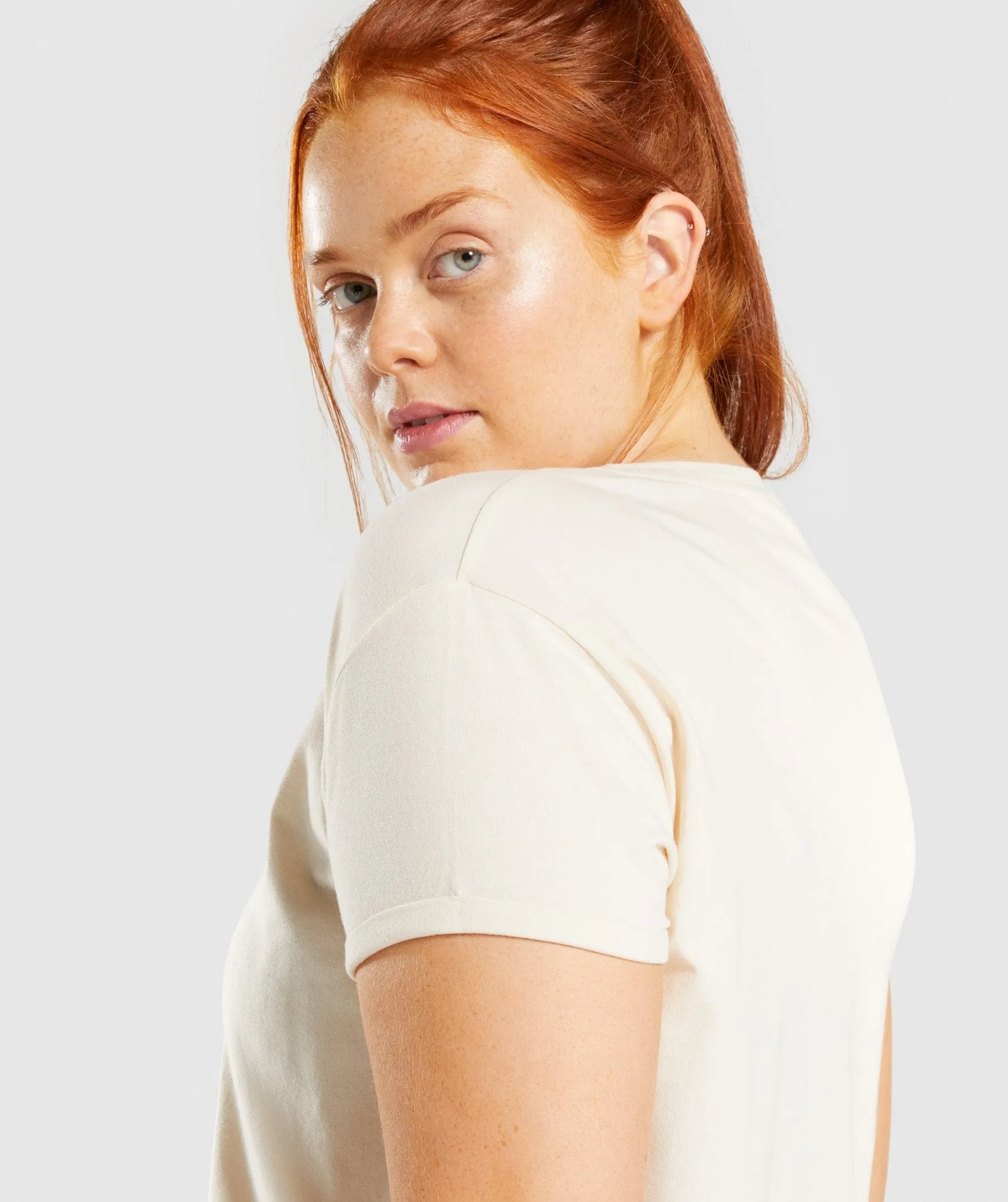 Gymshark Release T-Shirt - Clay Grey sold by Gymshark product image thumbnail 5