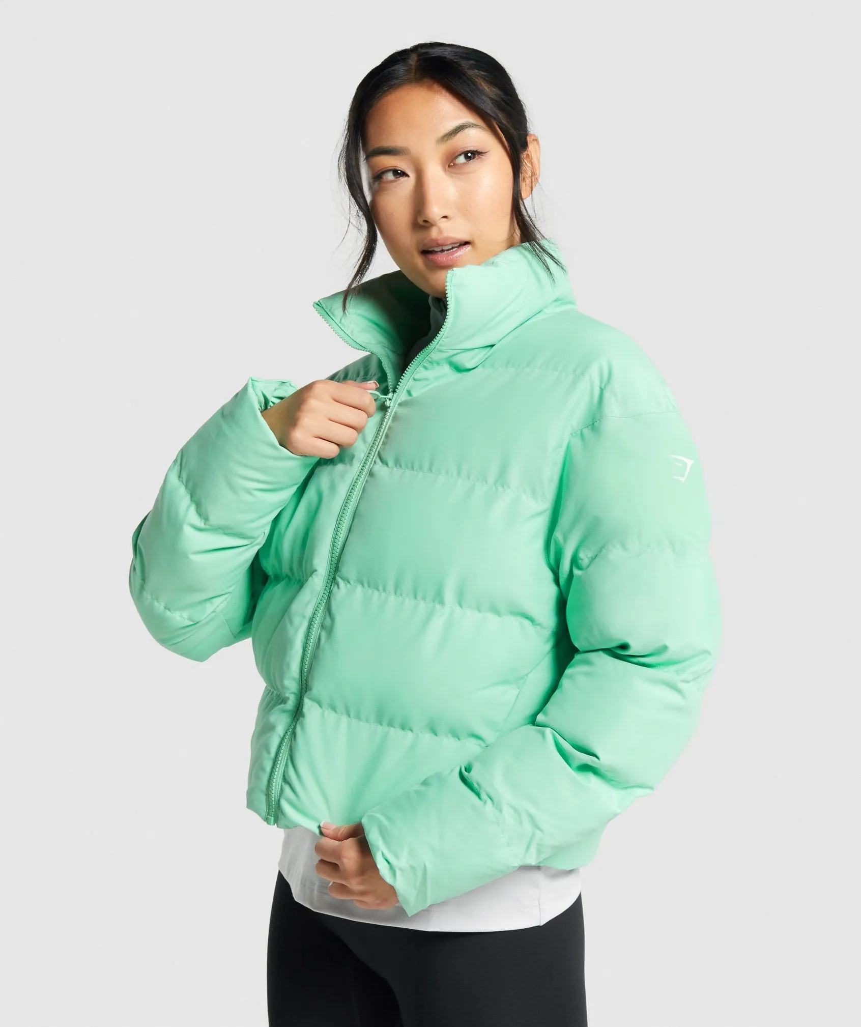 Gymshark Puffer Jacket - Green sold by Gymshark