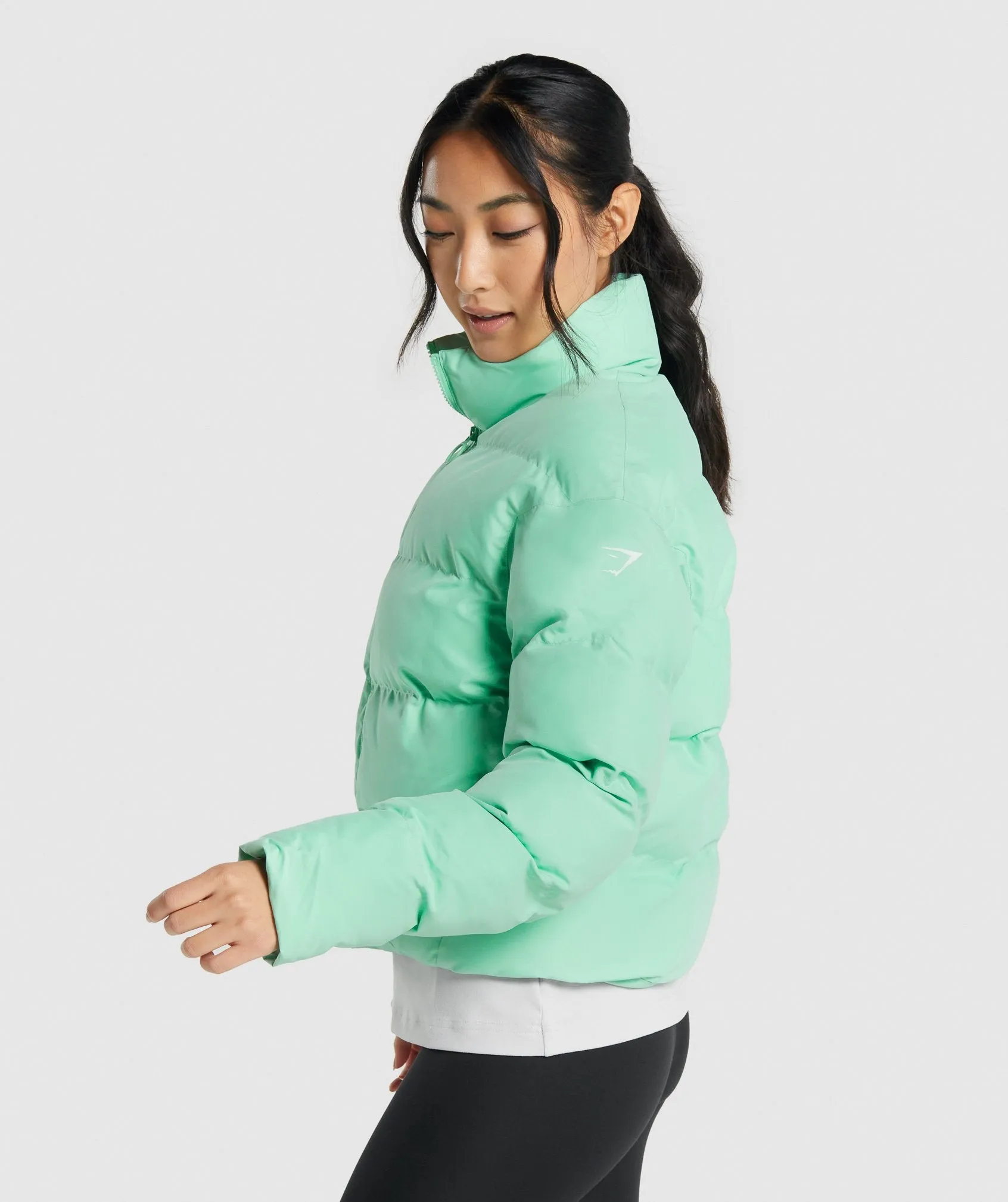 Gymshark Puffer Jacket - Green sold by Gymshark product image thumbnail 3