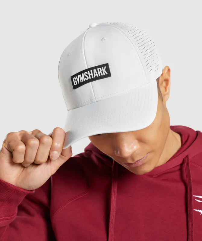 Gymshark Mesh Snapback - White made by Gymshark
