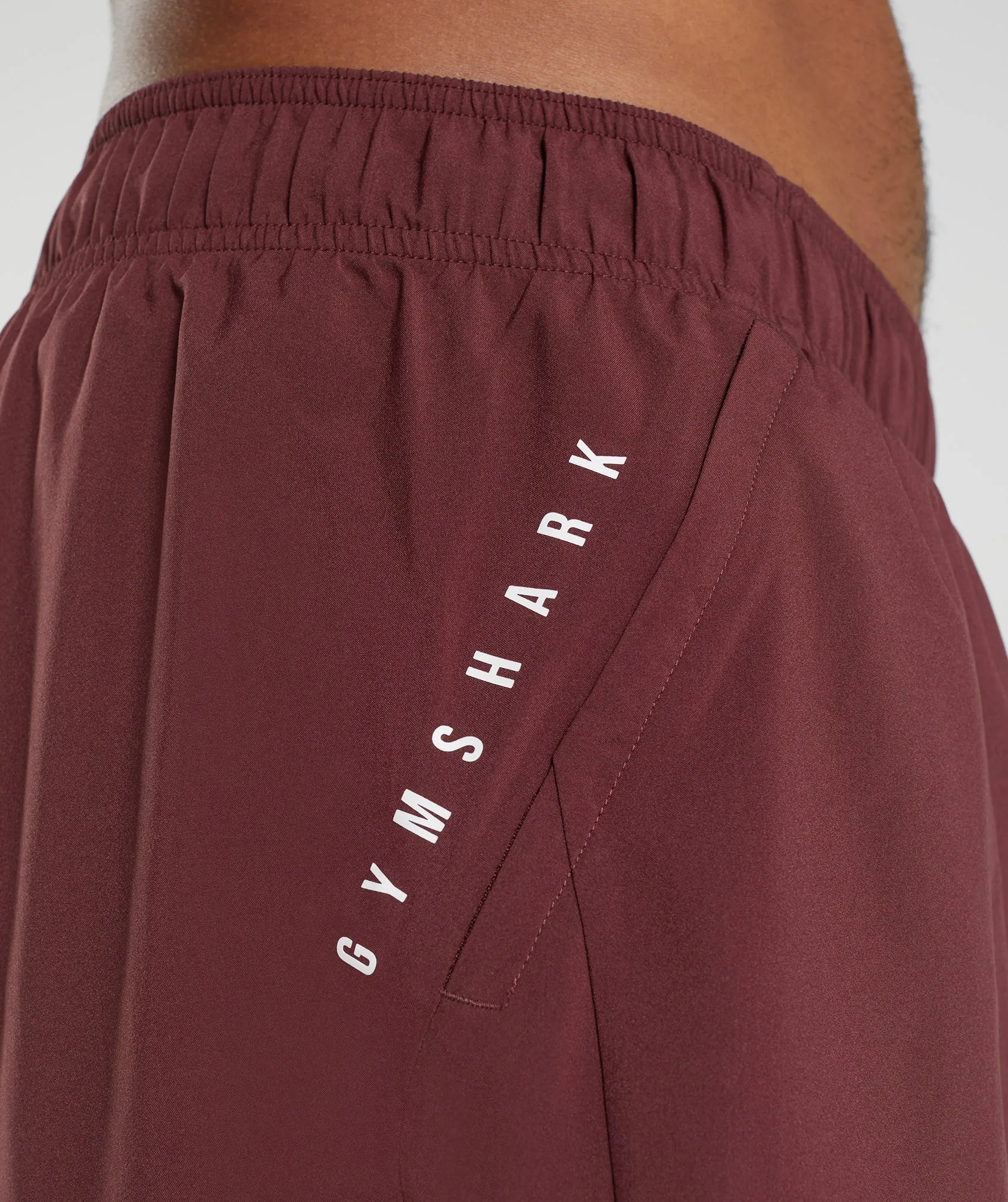 Gymshark Sport 7" 2 In 1 Shorts - Baked Maroon/Salsa Red sold by Gymshark product image thumbnail 5
