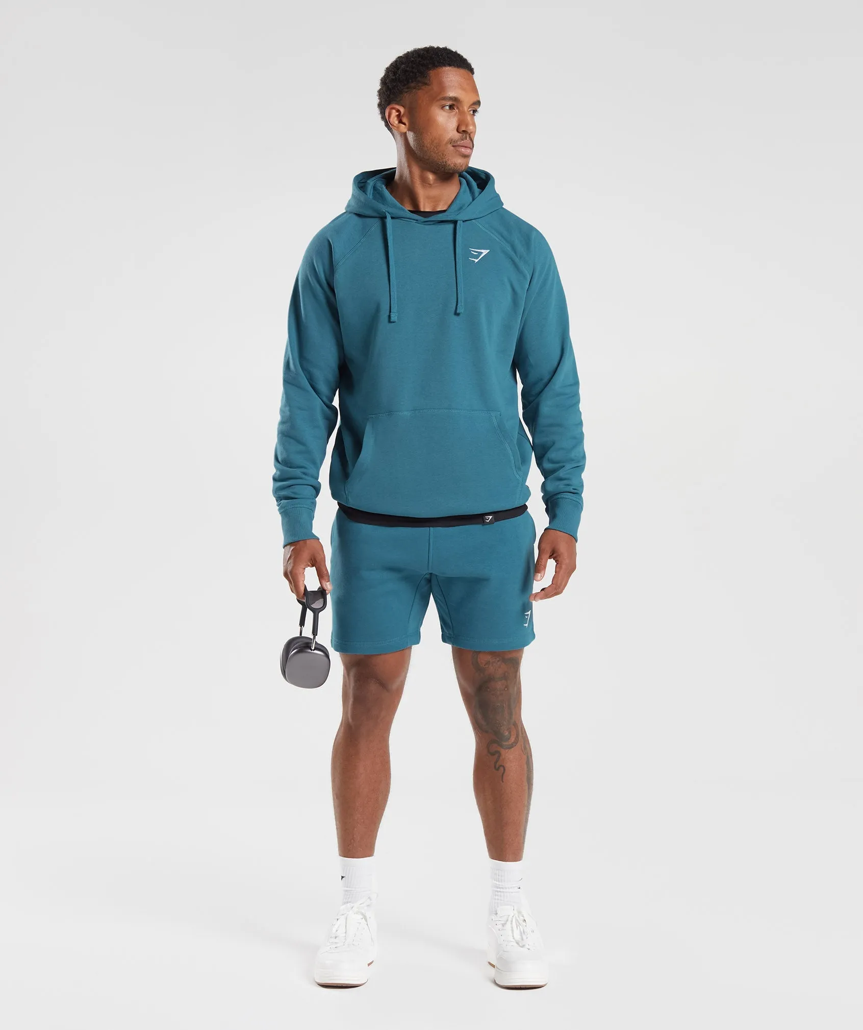 Gymshark Crest Hoodie - Terrace Blue sold by Gymshark product image thumbnail 4