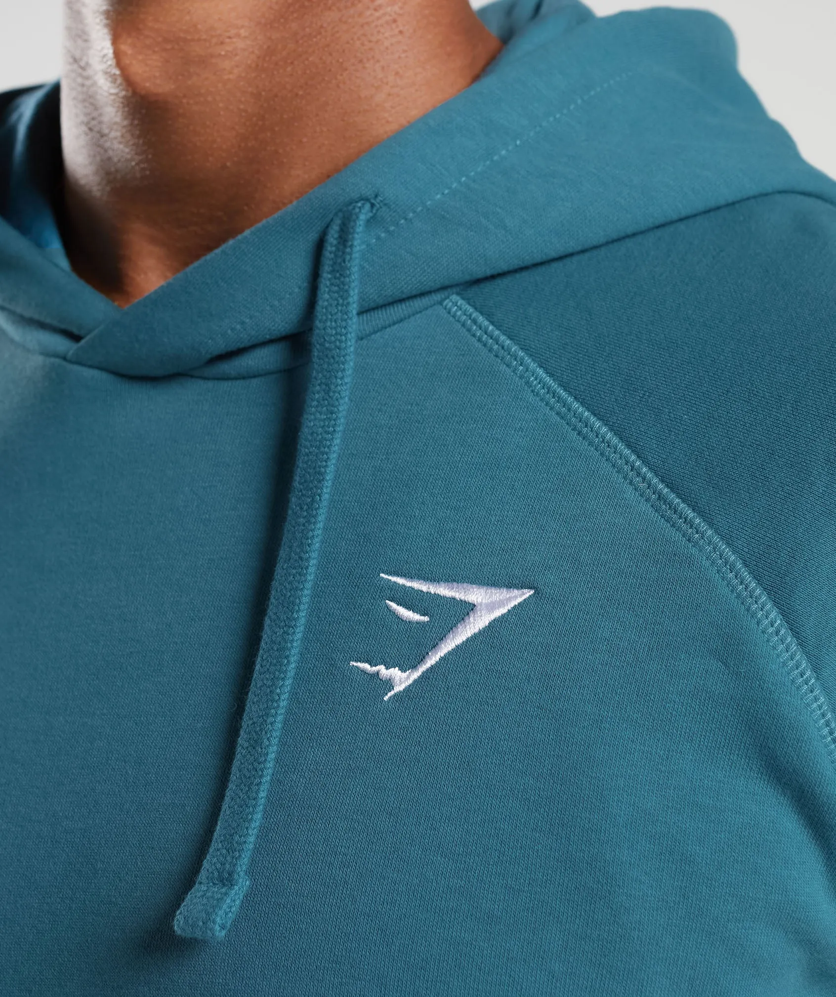 Gymshark Crest Hoodie - Terrace Blue sold by Gymshark product image thumbnail 5