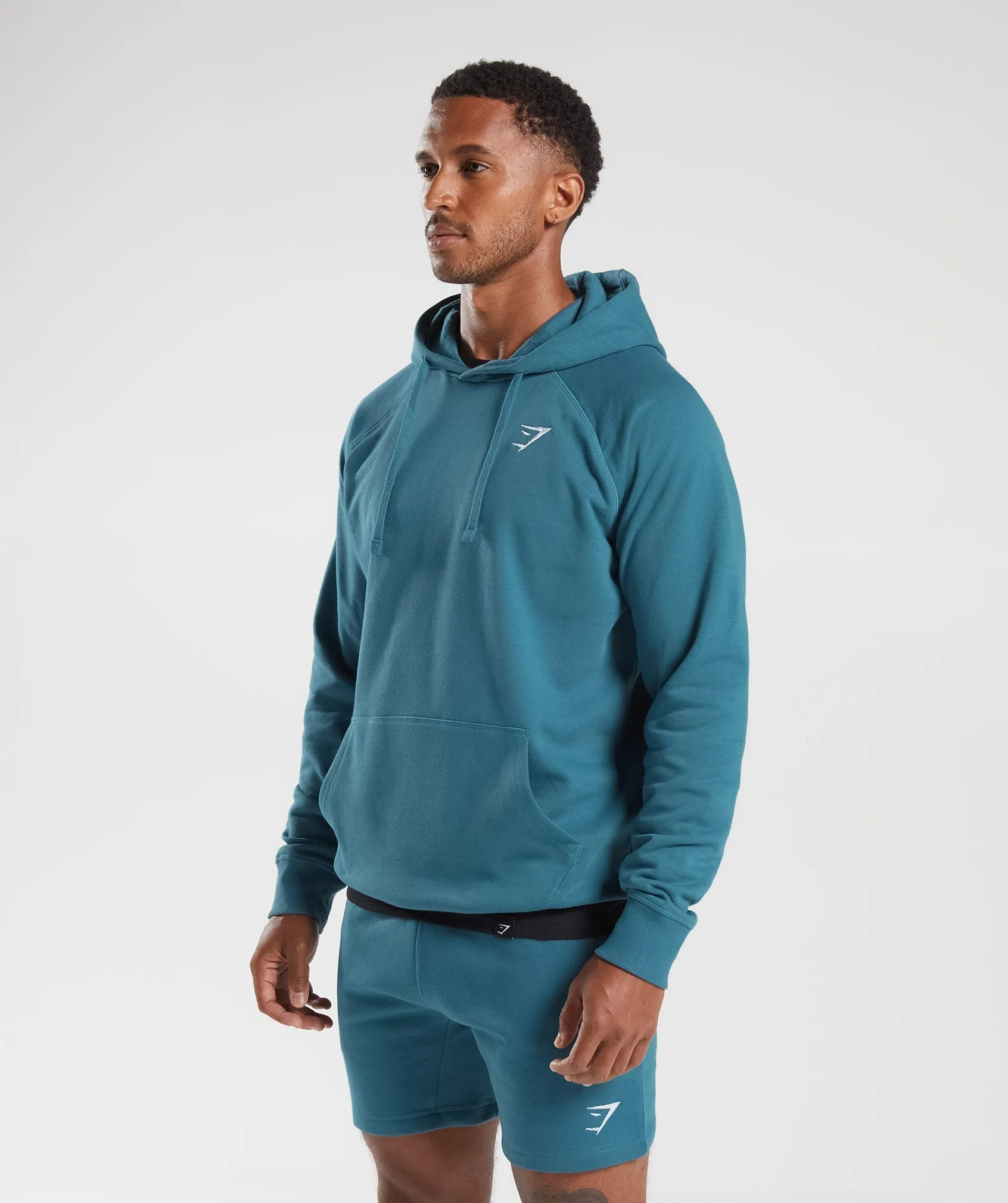Gymshark Crest Hoodie - Terrace Blue sold by Gymshark product image thumbnail 3