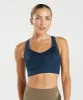 Gymshark Lightweight High Support Sports Bra - Navy sold by Gymshark